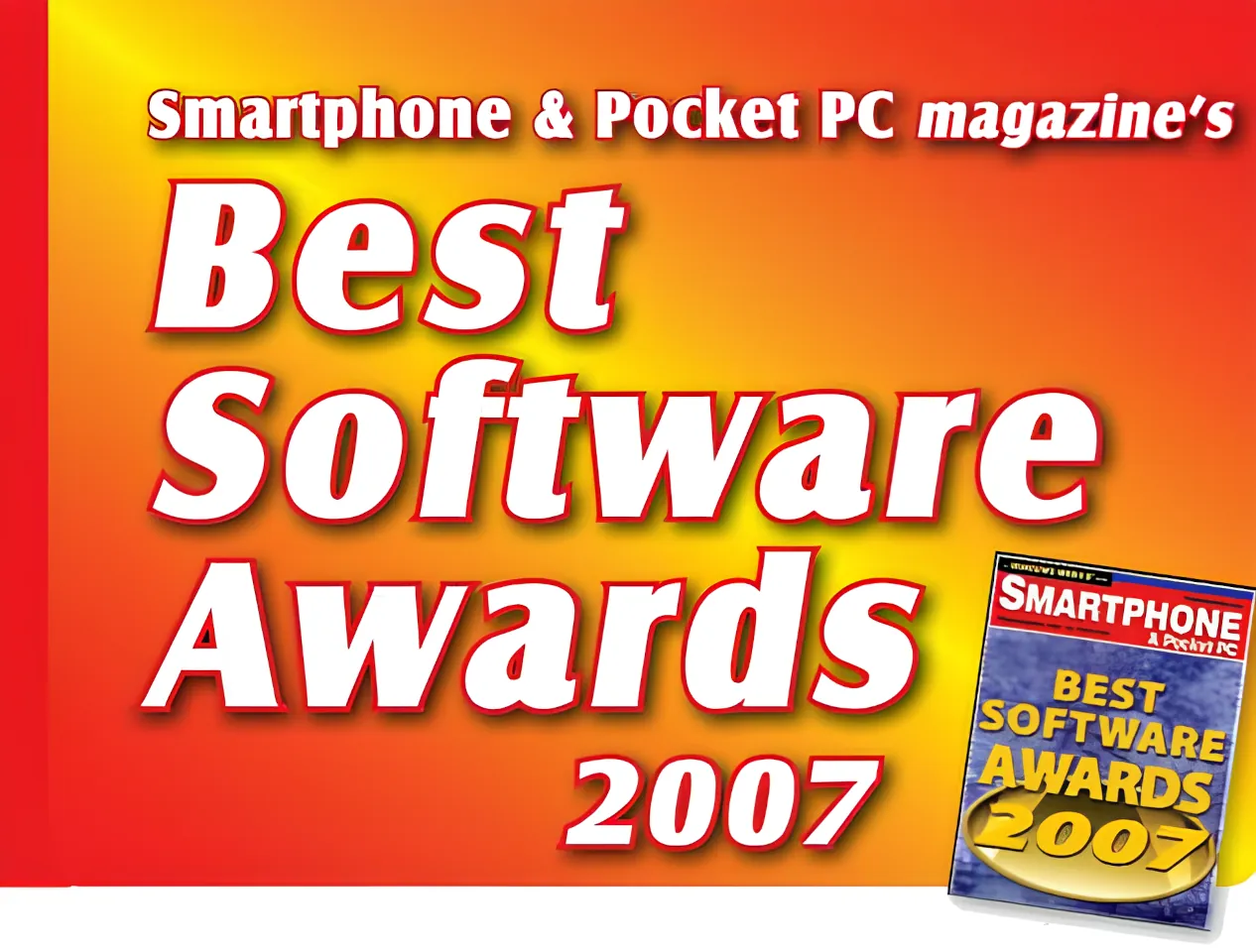 Best Software Awards logo for a time tracker app, an expense tracker app, a mileage tracker app